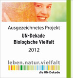 Ausgezeichnetes Projekt: UN-Dekade Biologische Vielfalt 2012